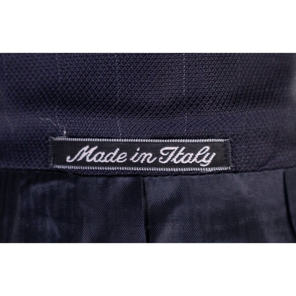 Mani Men's Striped 2 Button Sport Coat Jacket Blazer Wool Size 44RS Casual Suits - Picture 14 of 15